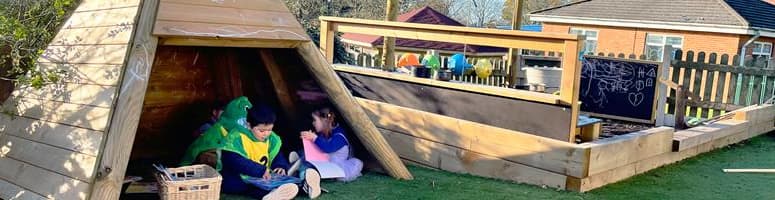 An Outstanding EYFS Area for Heswall St Peter's Primary School!